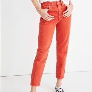 Madewell Garment Dyed Mom Jeans